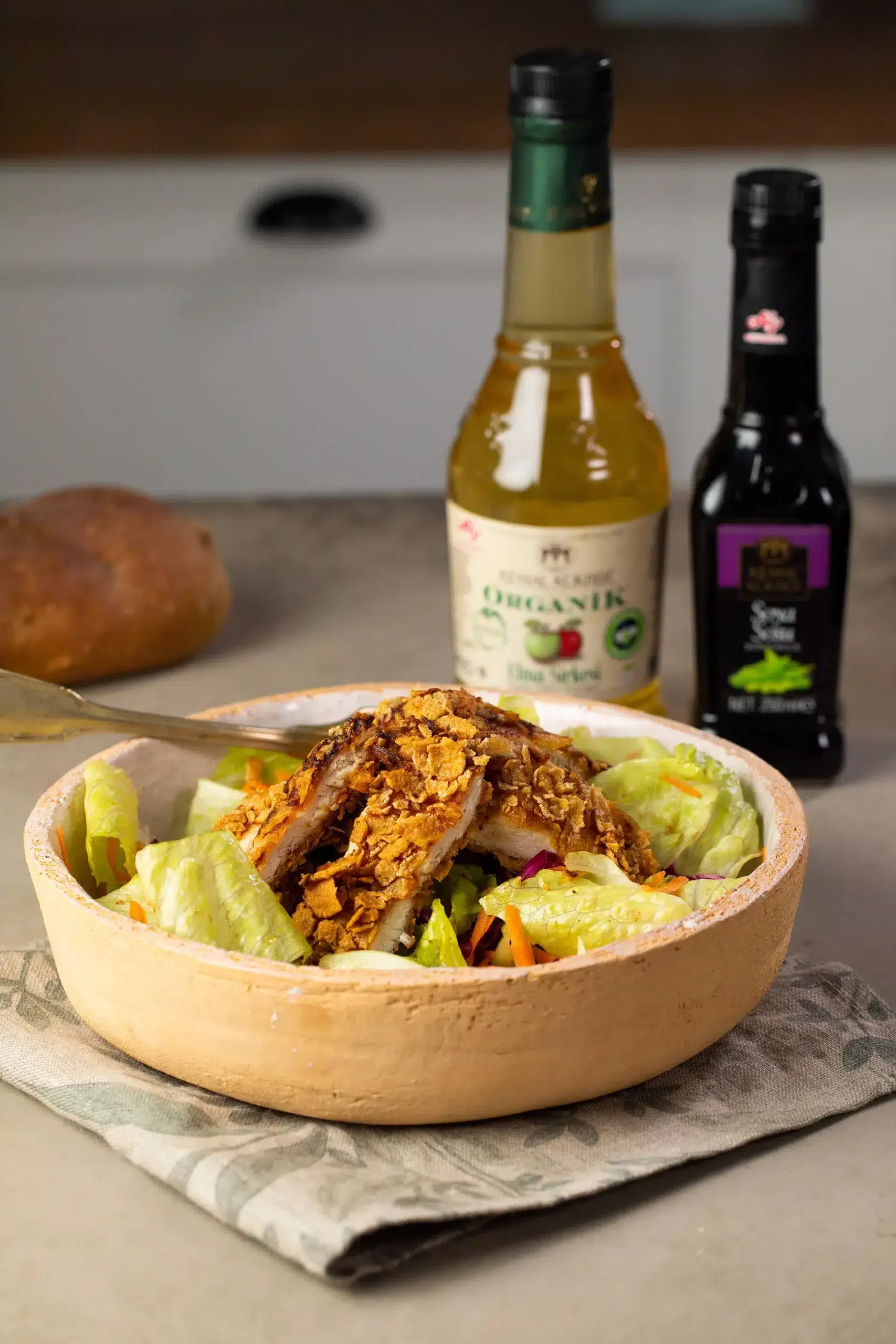 Çıtır tavuklu salata 