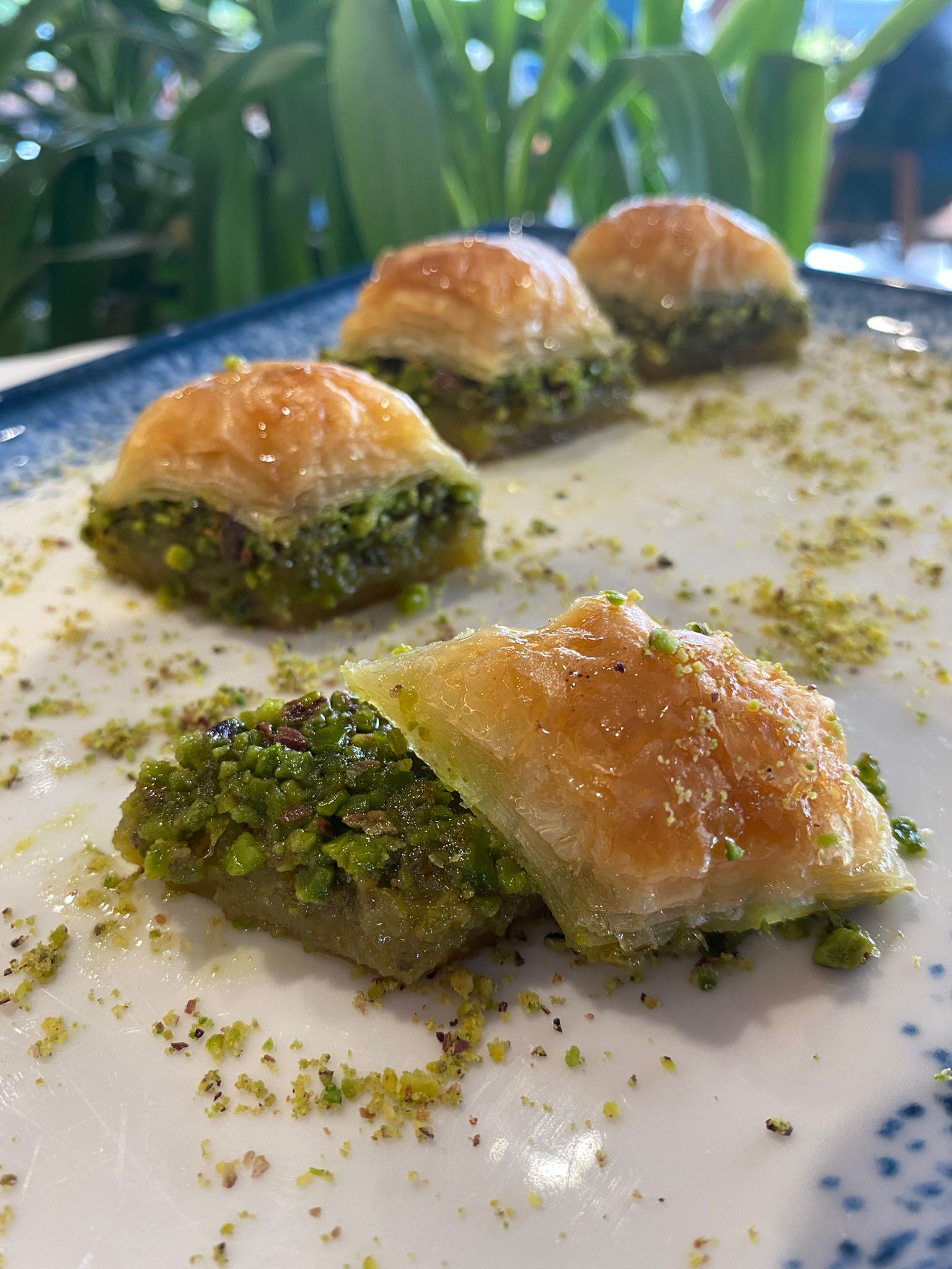 FISTIKLI MEKİK BAKLAVA (PORSİYON 4 DİLİM)